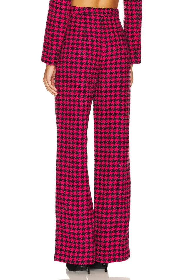 Lovers and Friends Pants Women Nadja Trouser Black and Pink Lovers and Friends Pants Women Nadja Trouser Black and Pink