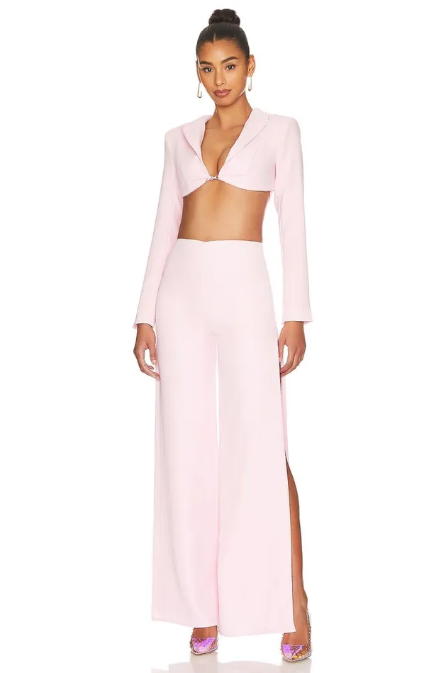 Lovers and Friends Pants Women Take It Higher Pant Baby Pink Lovers and Friends Pants Women Take It Higher Pant Baby Pink