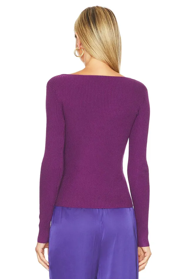 Lovers and Friends Sweaters and Knits Women Darren Sweater Plum Lovers and Friends Sweaters and Knits Women Darren Sweater Plum