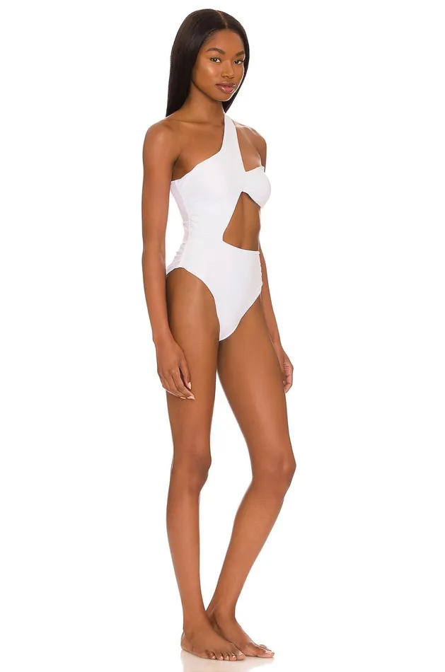 Lovers and Friends Swimsuits and CoverUps Women Aiko One Piece White Lovers and Friends Swimsuits and CoverUps Women Aiko One Piece White