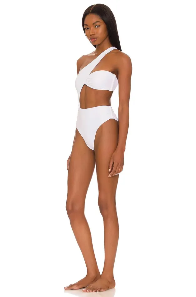 Lovers and Friends Swimsuits and CoverUps Women Aiko One Piece White Lovers and Friends Swimsuits and CoverUps Women Aiko One Piece White