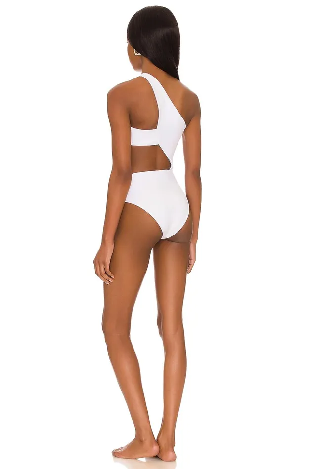 Lovers and Friends Swimsuits and CoverUps Women Aiko One Piece White Lovers and Friends Swimsuits and CoverUps Women Aiko One Piece White