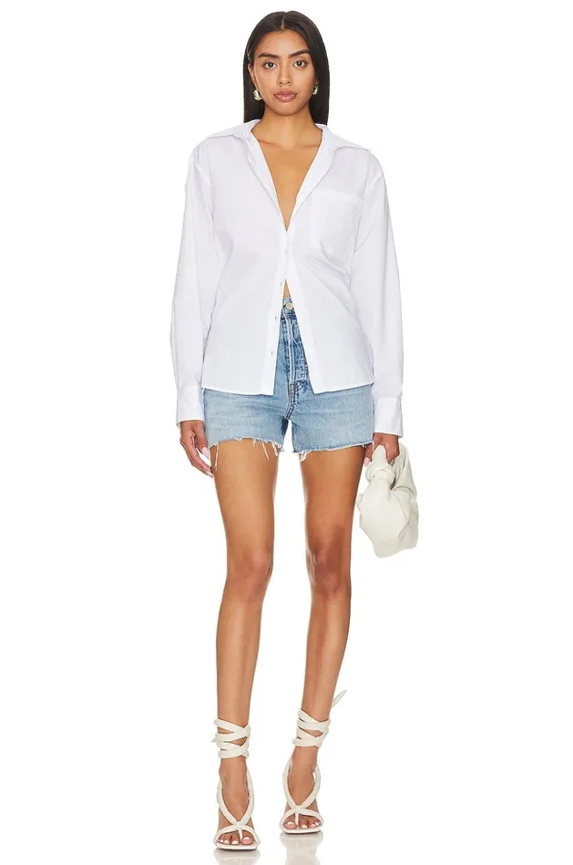 Lovers and Friends Tops Women Amari Shirt White Lovers and Friends Tops Women Amari Shirt White