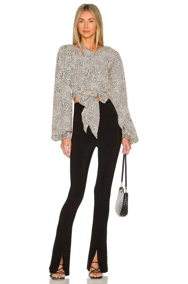 Lovers and Friends Tops Women Anderson Top Cheetah Lovers and Friends Tops Women Anderson Top Cheetah