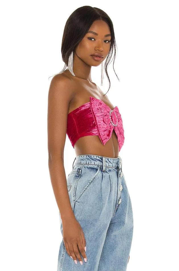 Lovers and Friends Tops Women Kimora Top Magenta Pink Lovers and Friends Tops Women Kimora Top Magenta Pink