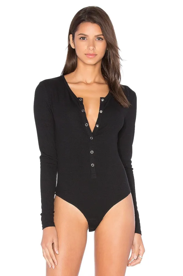 Lovers and Friends Tops Women Peoria Bodysuit Black Lovers and Friends Tops Women Peoria Bodysuit Black