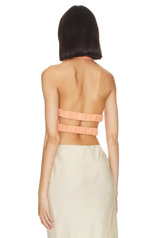 Lovers and Friends Tops Women Prudence Crop Top Coral Lovers and Friends Tops Women Prudence Crop Top Coral