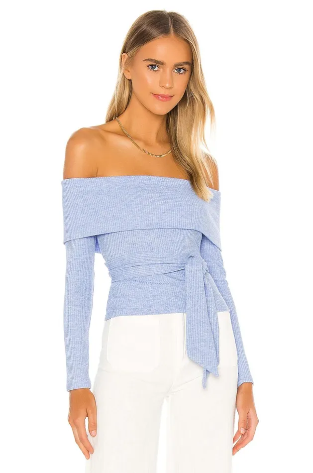 Lovers and Friends Tops Women Ramona Top Sky Blue