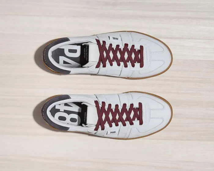 Low Tops Men P448 Monza WhiteRetro Low Tops Men P448 Monza WhiteRetro
