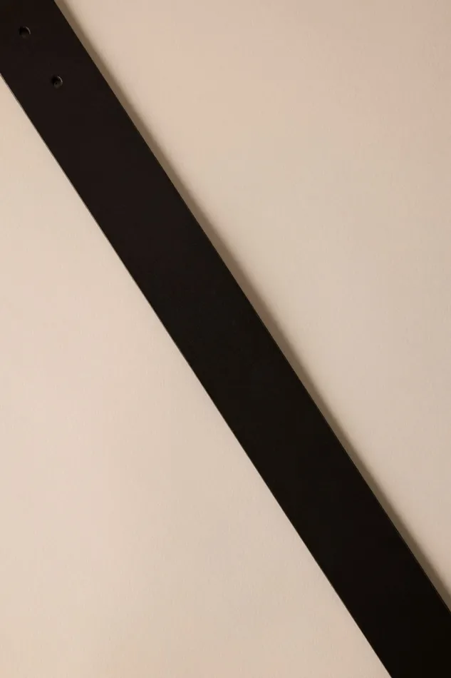 Lucky Brand Belts Women Multiple Keeper Stud Belt Black
