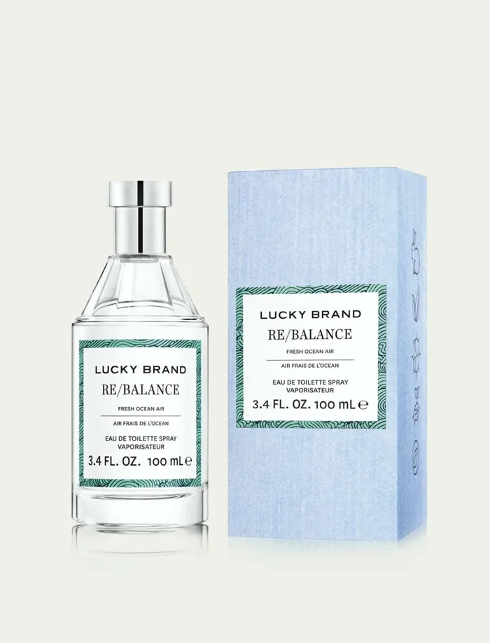 Lucky Brand Fragrance Men ReBalance 100 Ml 34 Fl Oz Edt Spray Multi