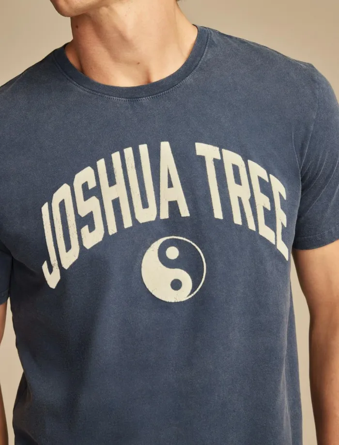 Lucky Brand Graphic Tees Men Joshua Tree Dress Blues