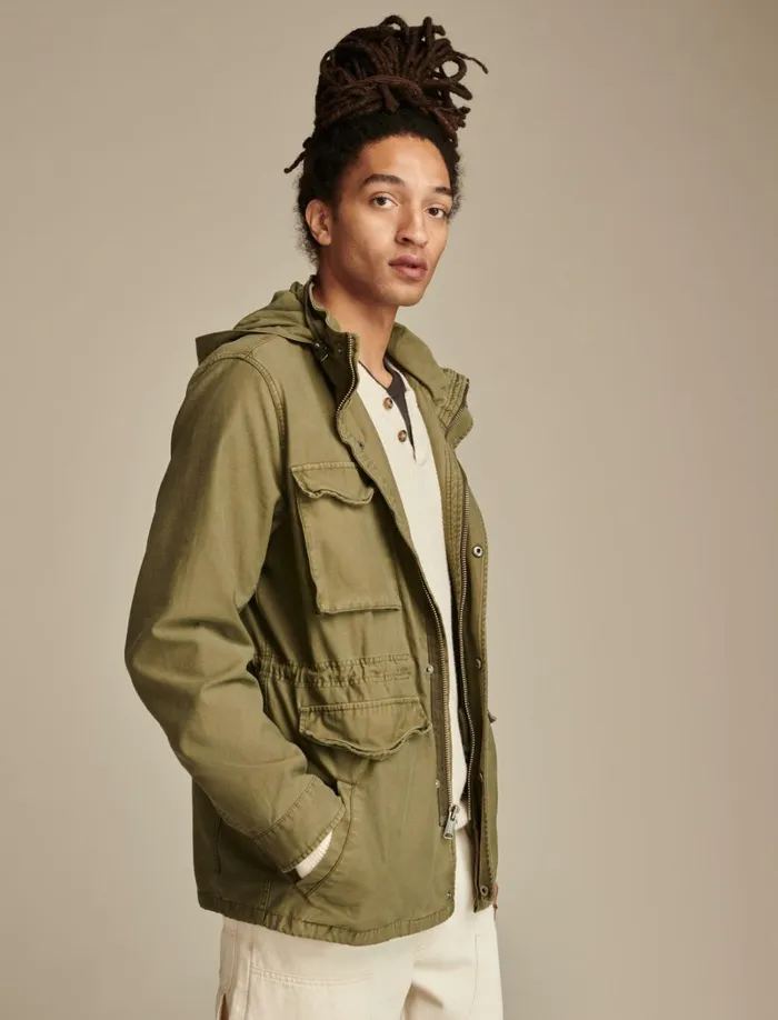 Lucky Brand Jackets and Outerwear Men Cole Hauser M65 Field Jacket Four Leaf Clover