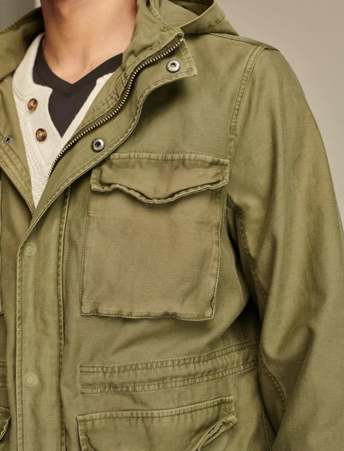 Lucky Brand Jackets and Outerwear Men Cole Hauser M65 Field Jacket Four Leaf Clover
