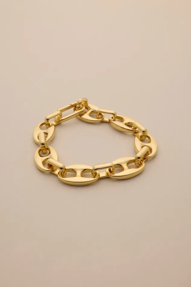 Lucky Brand Jewelry Women Chain Link Bracelet Gold