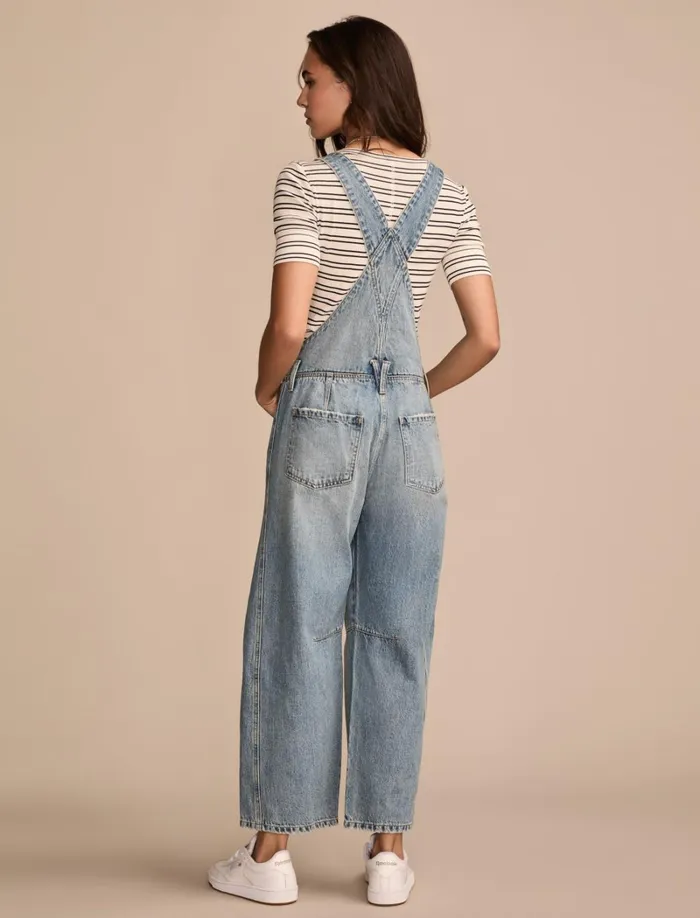Lucky Brand Jumpsuits and Overalls Women Barrel Leg Overall Make The Move Wash