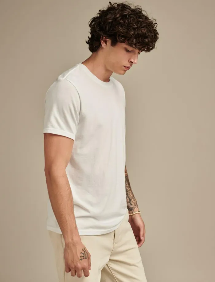 Lucky Brand Shirts and Tops Men Venice Burnout Crew Neck Tee Bright White
