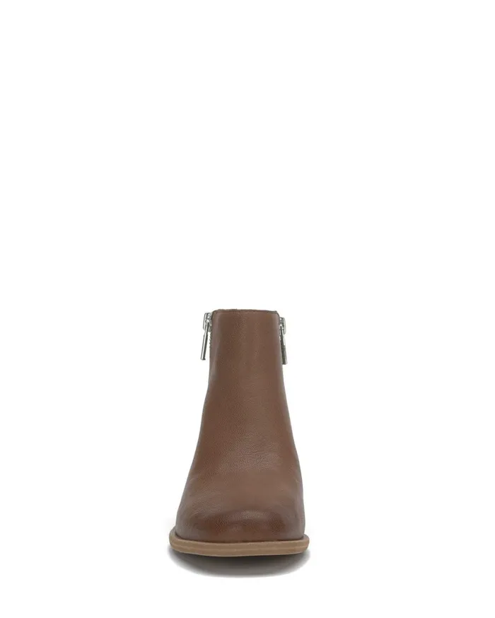 Lucky Brand Shoes Women Baelee Stacked Heel Bootie Light Brown
