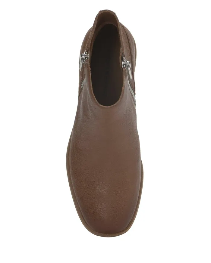 Lucky Brand Shoes Women Baelee Stacked Heel Bootie Light Brown