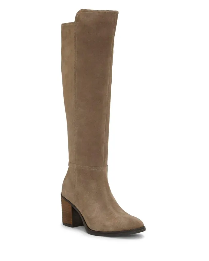 Lucky Brand Shoes Women Bonnay KneeHigh Extra Wide Calf Boot Dark Grey