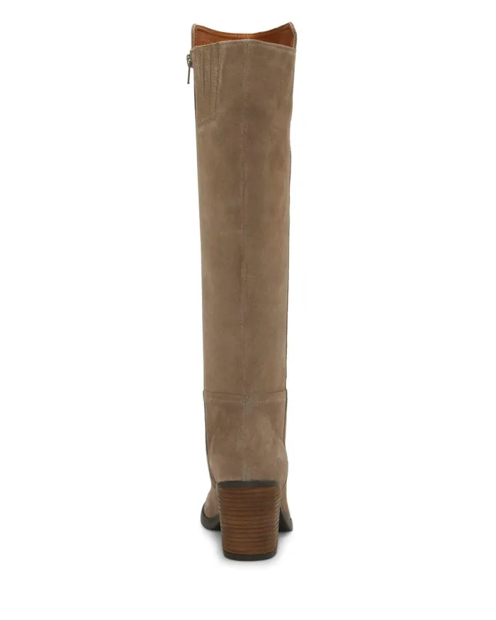 Lucky Brand Shoes Women Bonnay KneeHigh Extra Wide Calf Boot Dark Grey