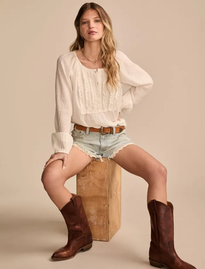Lucky Brand Shorts Women Low Rise Festival Short Hippie Wash