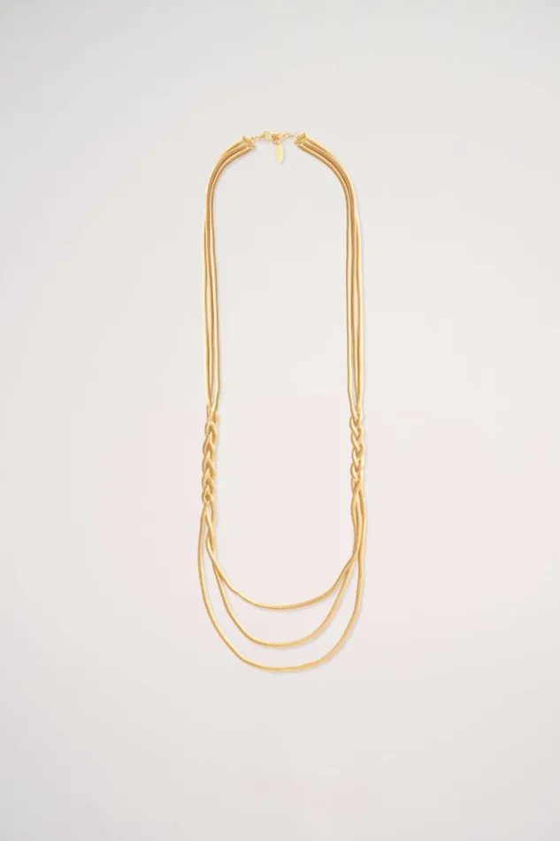 Luisa Spagnoli Bijoux Nassula 8211 MultiStrand Necklace Gold 8211 Women