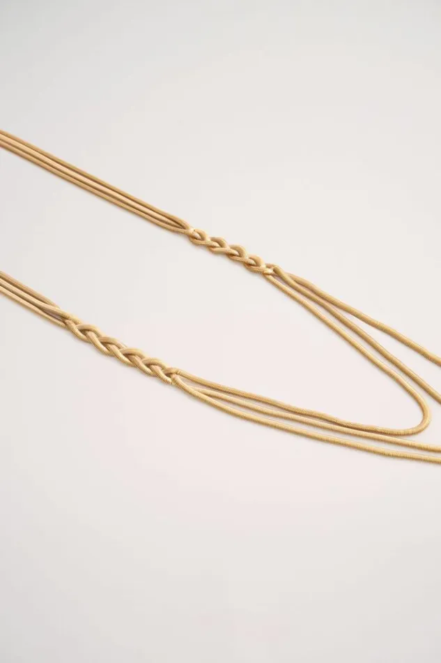 Luisa Spagnoli Bijoux Nassula 8211 MultiStrand Necklace Gold 8211 Women Luisa Spagnoli Bijoux Nassula 8211 MultiStrand Necklace Gold 8211 Women