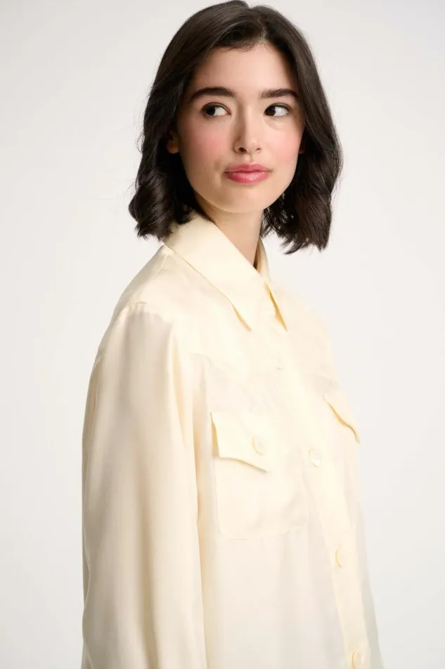 Luisa Spagnoli Blouses And Shirts Lecita 8211 Silk Blouse 8211 Fashion Show Butter 8211 Women Luisa Spagnoli Blouses And Shirts Lecita 8211 Silk Blouse 8211 Fashion Show Butter 8211 Women