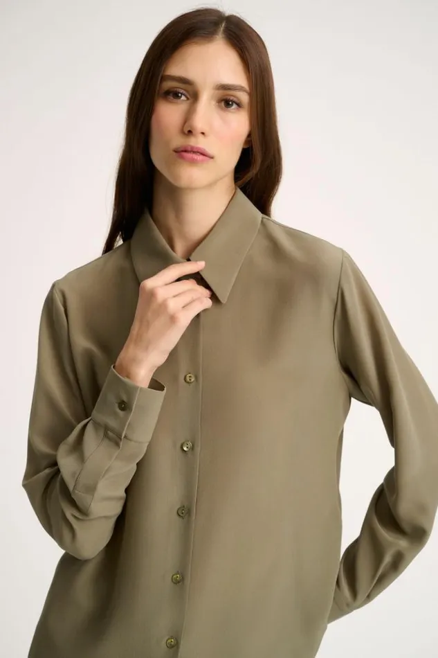 Luisa Spagnoli Blouses And Shirts Limonaia 8211 Silk Shirt 8211 Women