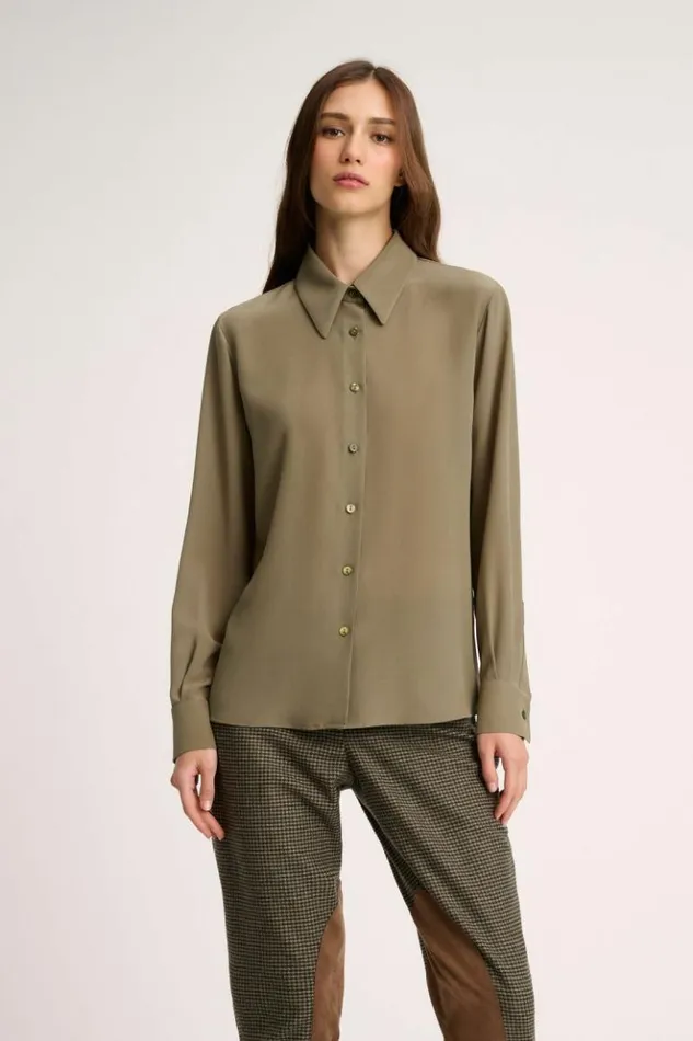 Luisa Spagnoli Blouses And Shirts Limonaia 8211 Silk Shirt 8211 Women Luisa Spagnoli Blouses And Shirts Limonaia 8211 Silk Shirt 8211 Women