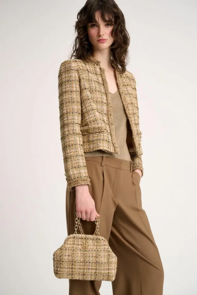 Luisa Spagnoli Clutch And Pochette Ibira 8211 Clutch Bag Beigegold 8211 Women