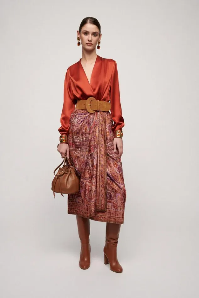 Luisa Spagnoli Crossbody Bags Ialiso 8211 Leather Bag Tobacco 8211 Women Luisa Spagnoli Crossbody Bags Ialiso 8211 Leather Bag Tobacco 8211 Women