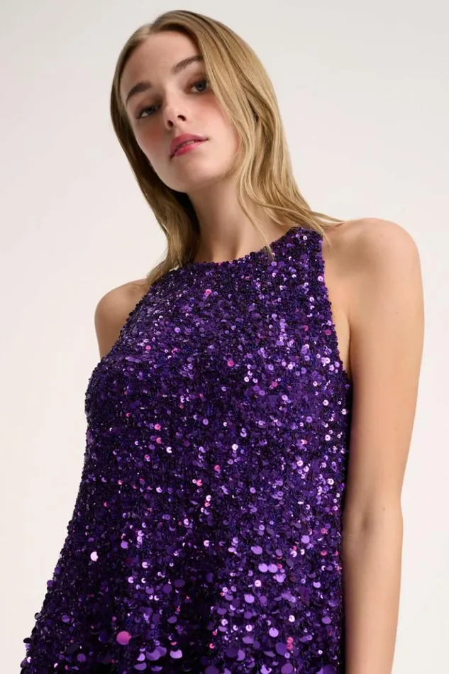 Luisa Spagnoli Formal Dresses Galea 8211 Elegant Dress Purple 8211 Women Luisa Spagnoli Formal Dresses Galea 8211 Elegant Dress Purple 8211 Women