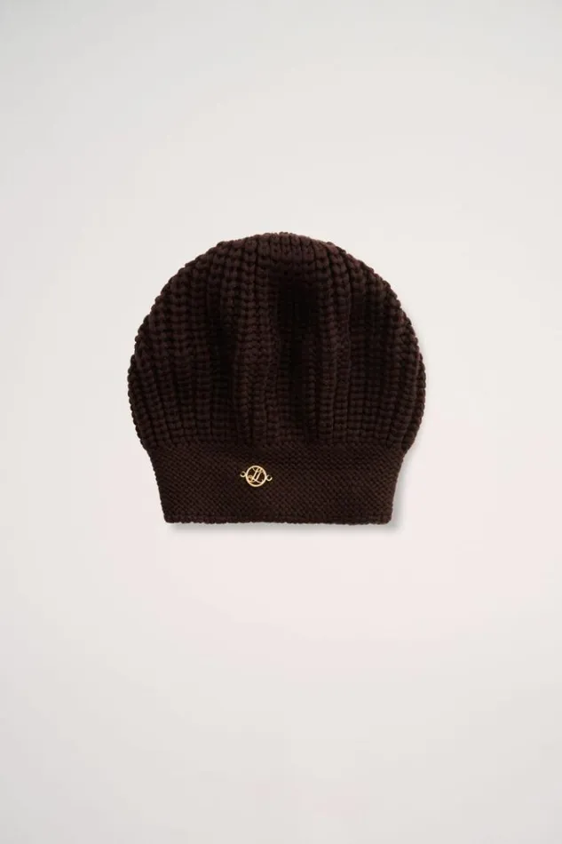 Luisa Spagnoli Hats And Gloves Matteo 8211 Wool Beret Brown 8211 Women