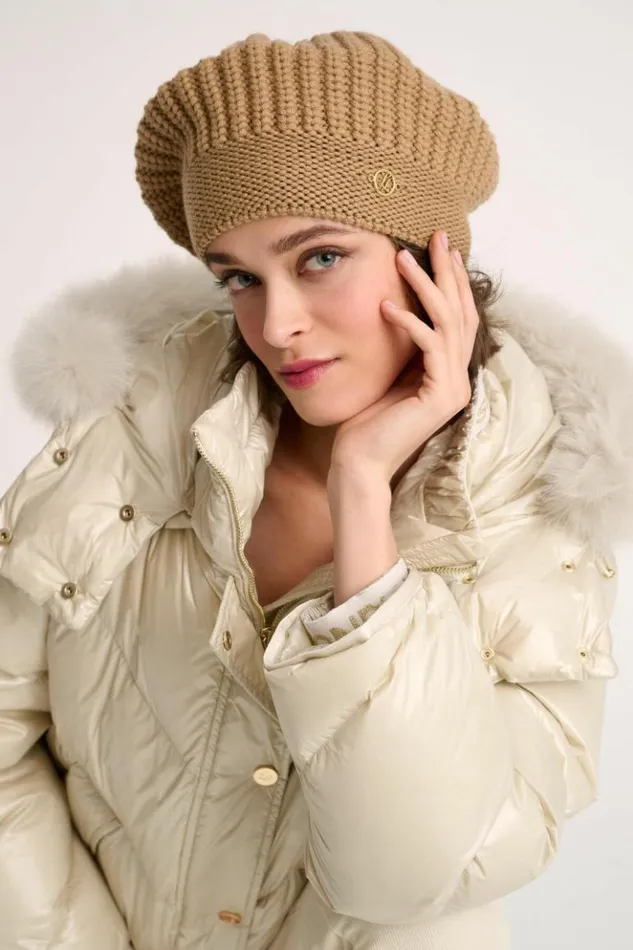 Luisa Spagnoli Hats And Gloves Matteo 8211 Wool Beret Camel 8211 Women Luisa Spagnoli Hats And Gloves Matteo 8211 Wool Beret Camel 8211 Women