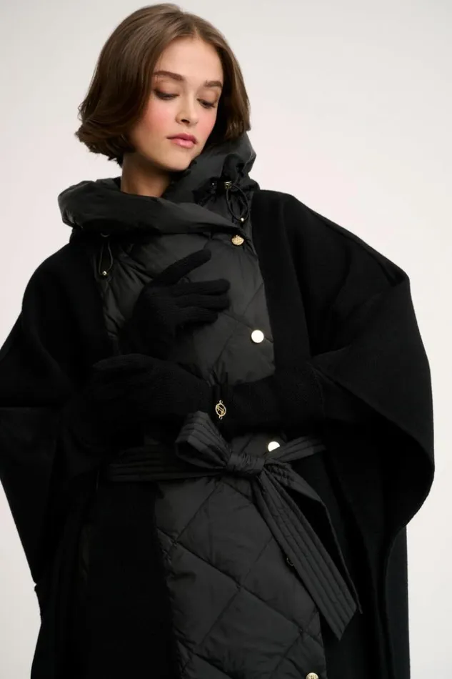 Luisa Spagnoli Hats And Gloves Miss 8211 Knit Gloves Black 8211 Women