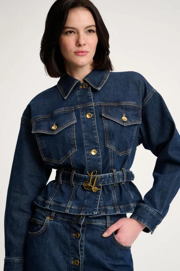 Luisa Spagnoli Jackets and Blazers Sceriffo 8211 Denim Jacket Blue 8211 Women