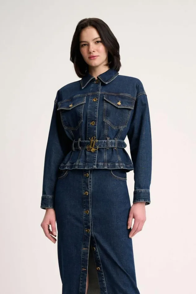 Luisa Spagnoli Jackets and Blazers Sceriffo 8211 Denim Jacket Blue 8211 Women Luisa Spagnoli Jackets and Blazers Sceriffo 8211 Denim Jacket Blue 8211 Women