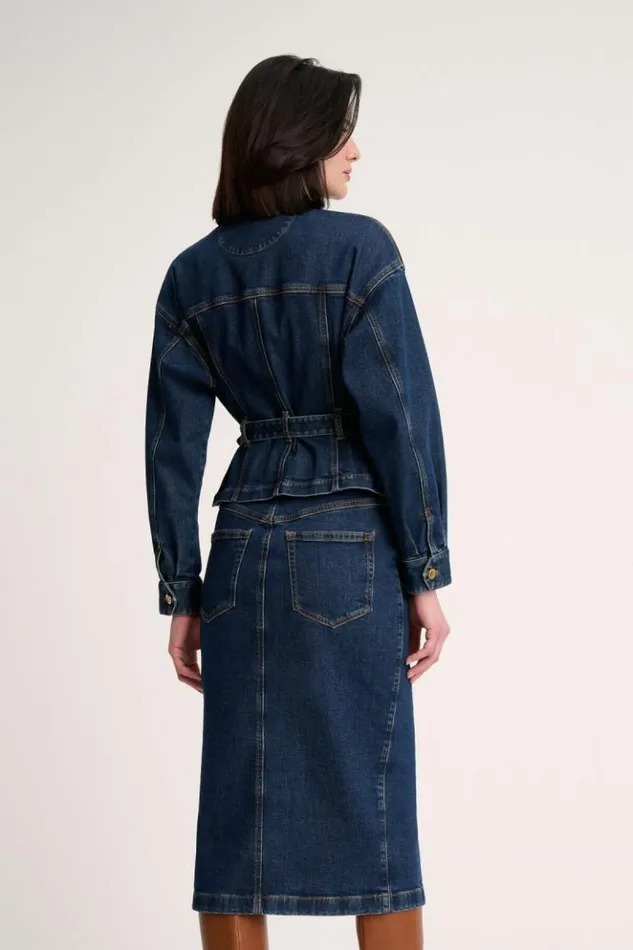 Luisa Spagnoli Jackets and Blazers Sceriffo 8211 Denim Jacket Blue 8211 Women Luisa Spagnoli Jackets and Blazers Sceriffo 8211 Denim Jacket Blue 8211 Women