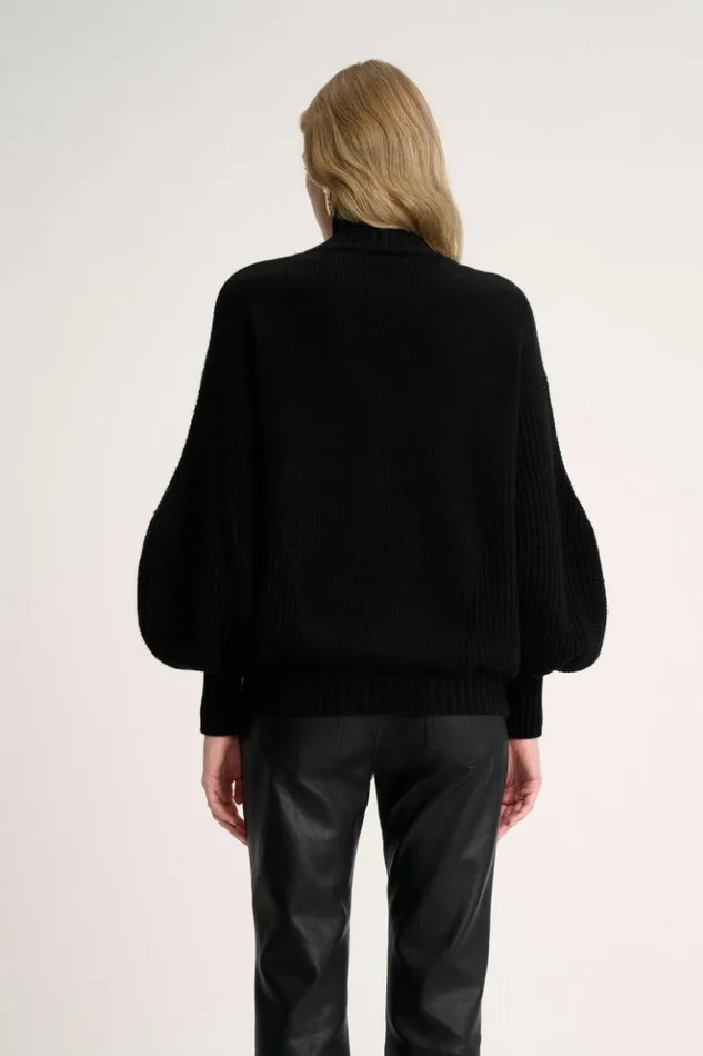 Luisa Spagnoli Knitwear Colfiorito 8211 Embroidered Pullover Black 8211 Women Luisa Spagnoli Knitwear Colfiorito 8211 Embroidered Pullover Black 8211 Women