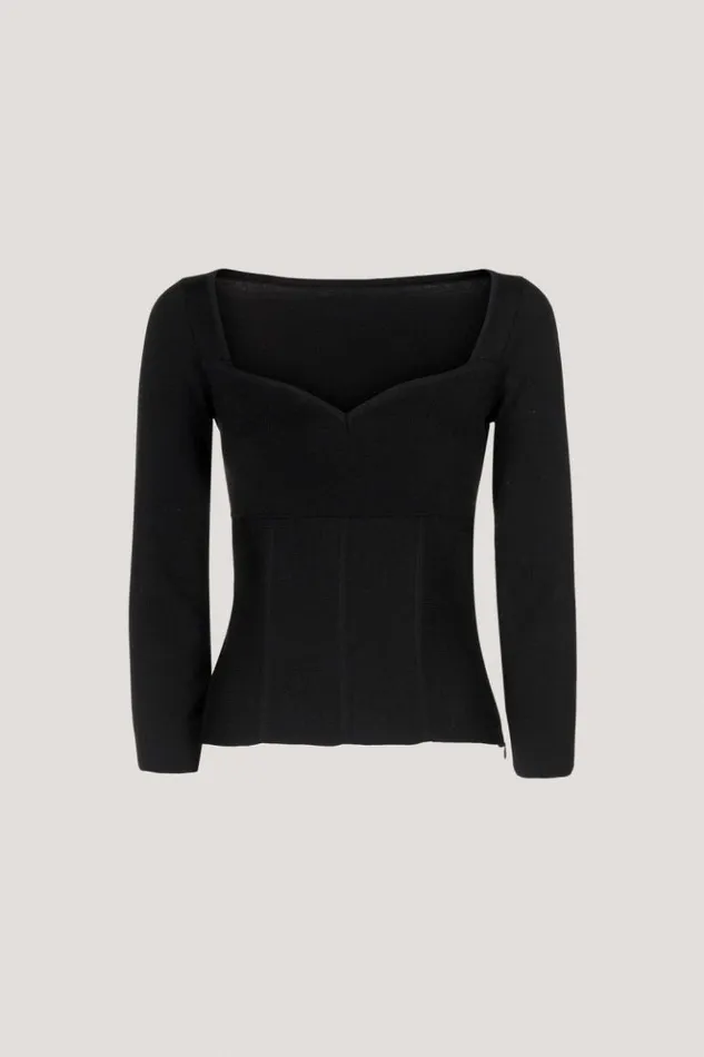 Luisa Spagnoli Knitwear Marc 8211 Wool Jumper Black 8211 Women