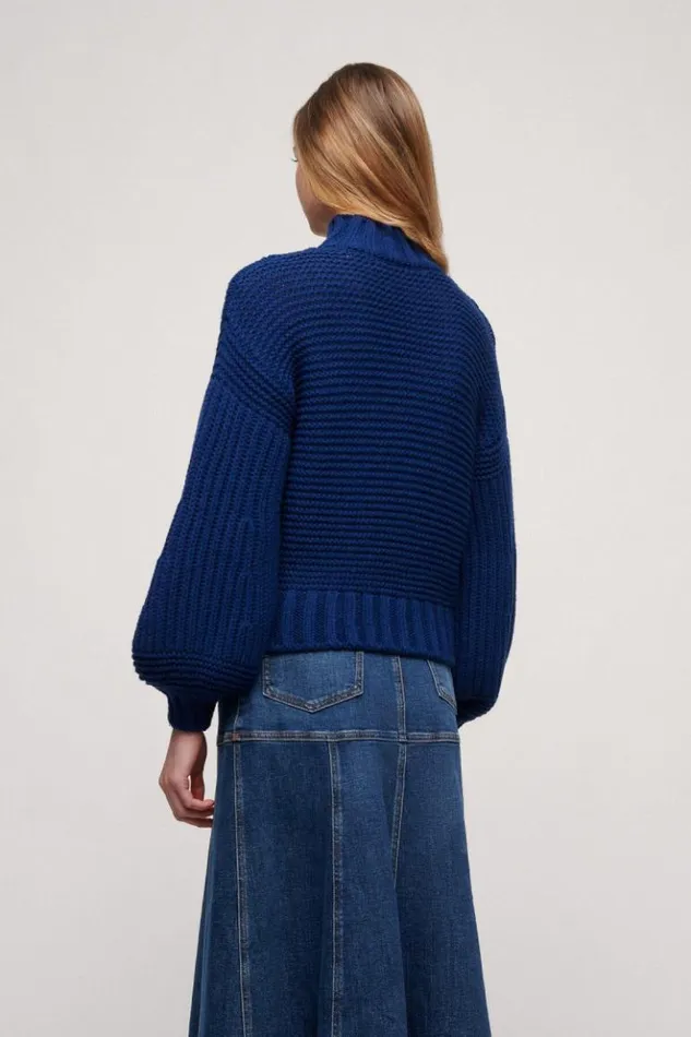 Luisa Spagnoli Knitwear Mondragone 8211 Wool Pullover Blue 8211 Women Luisa Spagnoli Knitwear Mondragone 8211 Wool Pullover Blue 8211 Women