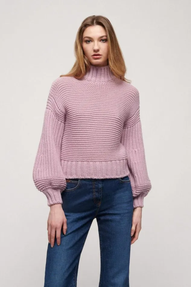 Luisa Spagnoli Knitwear Mondragone 8211 Wool Pullover Pink 8211 Women