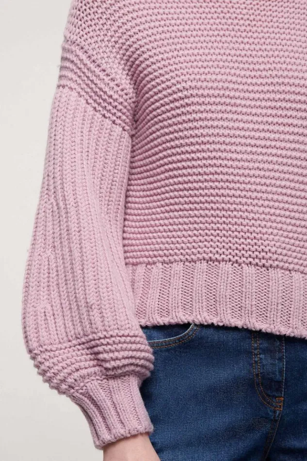 Luisa Spagnoli Knitwear Mondragone 8211 Wool Pullover Pink 8211 Women