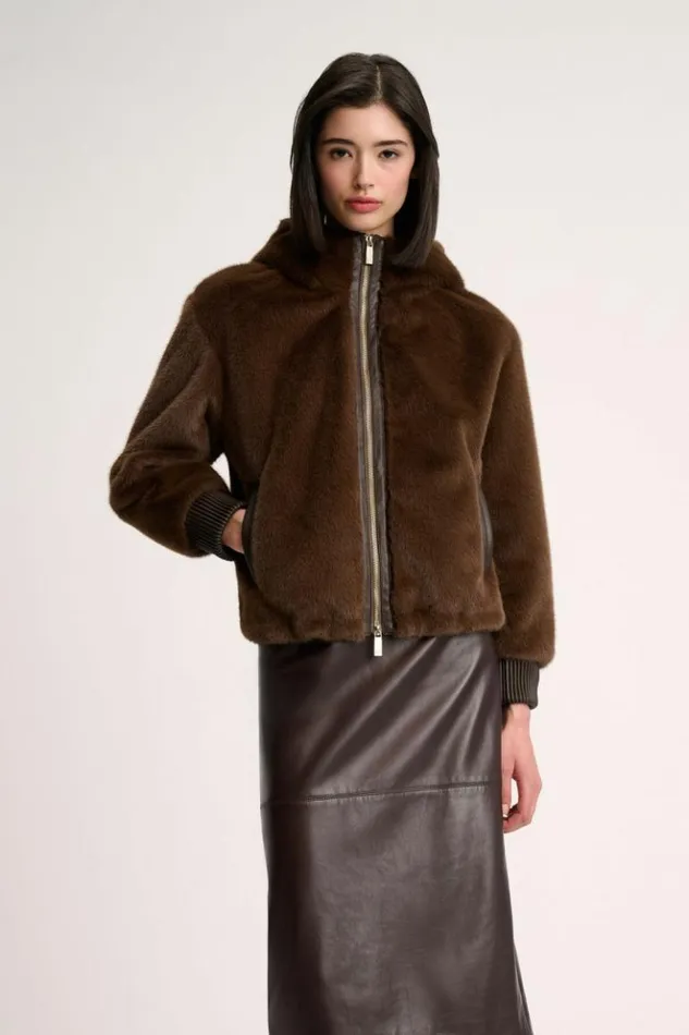 Luisa Spagnoli Outerwear Scheggia 8211 Faux Fur Jacket 8211 Women Luisa Spagnoli Outerwear Scheggia 8211 Faux Fur Jacket 8211 Women