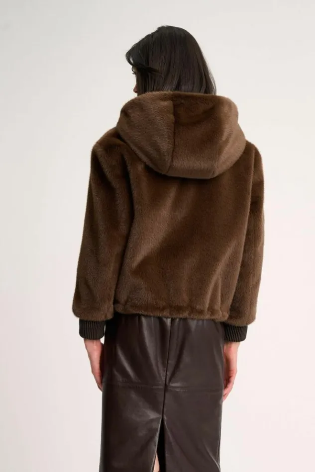 Luisa Spagnoli Outerwear Scheggia 8211 Faux Fur Jacket 8211 Women Luisa Spagnoli Outerwear Scheggia 8211 Faux Fur Jacket 8211 Women