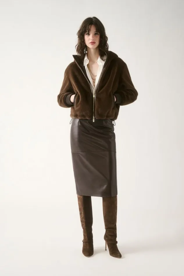 Luisa Spagnoli Outerwear Scheggia 8211 Faux Fur Jacket 8211 Women Luisa Spagnoli Outerwear Scheggia 8211 Faux Fur Jacket 8211 Women
