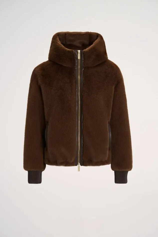 Luisa Spagnoli Outerwear Scheggia 8211 Faux Fur Jacket 8211 Women Luisa Spagnoli Outerwear Scheggia 8211 Faux Fur Jacket 8211 Women