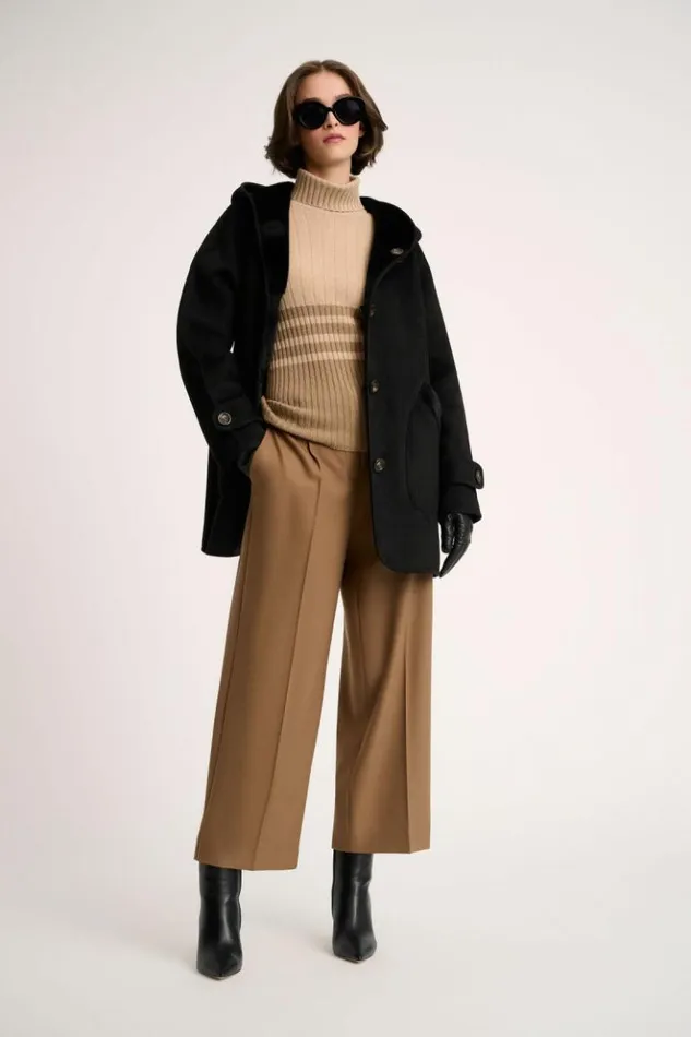 Luisa Spagnoli Outerwear Spessore 8211 Reversible Jacket Black 8211 Women Luisa Spagnoli Outerwear Spessore 8211 Reversible Jacket Black 8211 Women